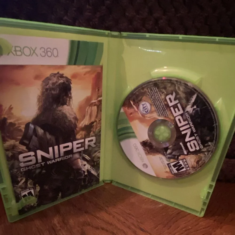 Xbox 360 Sniper: Ghost Warrior Shooter City Interactive M Mature Manual Included